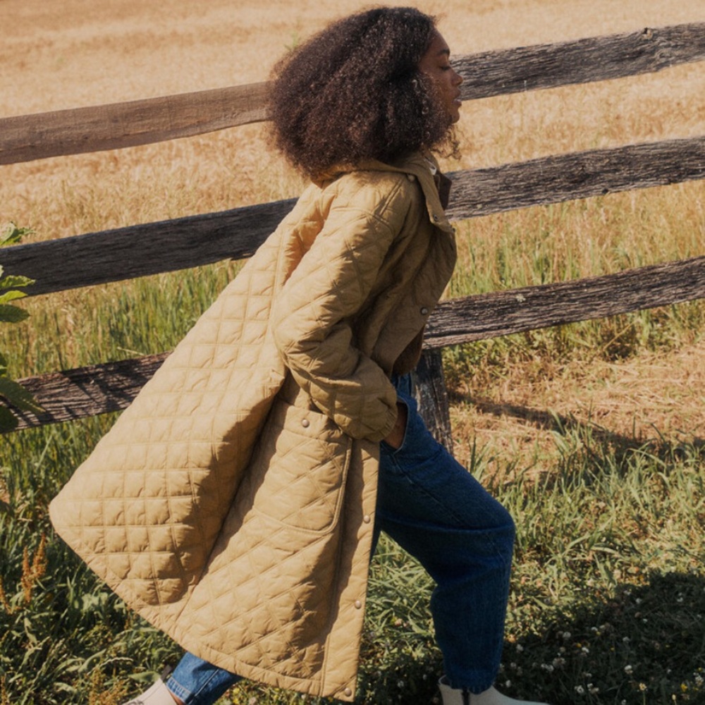 Madewell Austwell Quilted Coat